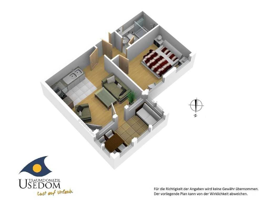 Villa Waldblick Whg 05 هيرينجسدورف المظهر الخارجي الصورة